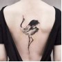 Тимчасове татуювання "Вишуканий журавель"